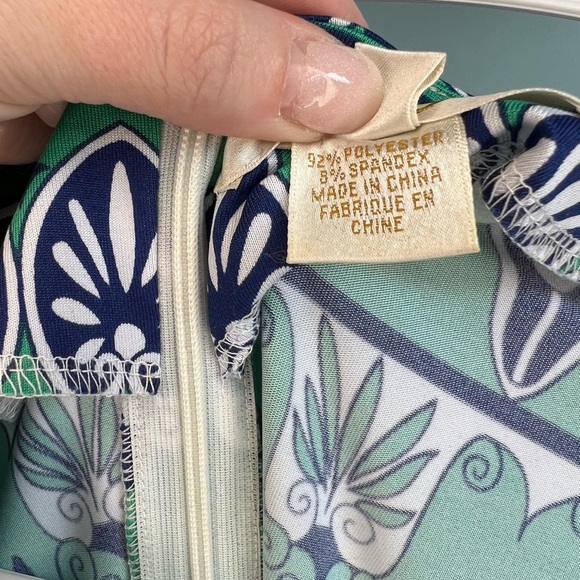 🌱JB By Julie Brown Dress Women’s Multicolor Print Sheath - Picture 5 of 5